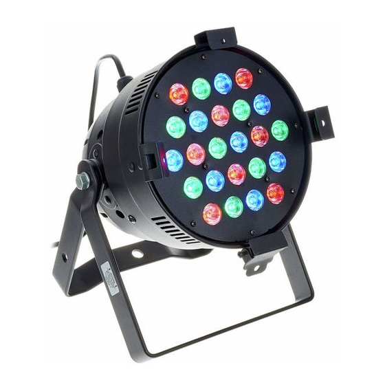 thomann STAIRVILLE LED PAR56 24x3W RGB MKII Manuals