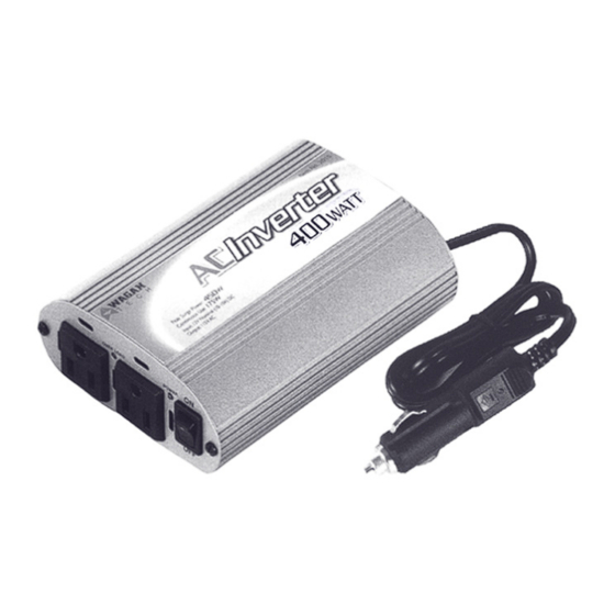 Wagan ACInverter 400 Watt Manuals