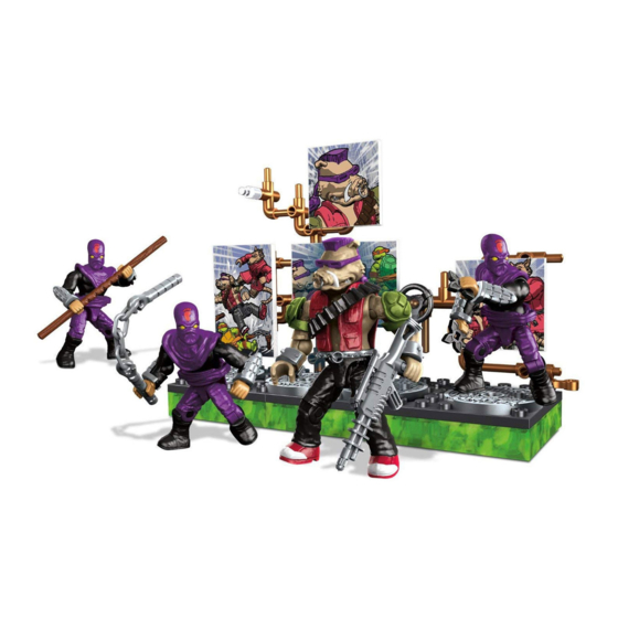 Mega Bloks Nickelodeon Teenage Mutant Ninja Turtles Bebop Villain Pack Manual