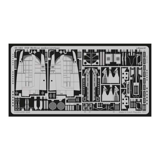 Eduard 48 585 Manual