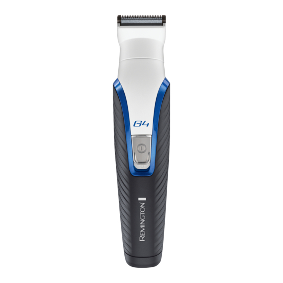 Remington G4 Graphite Series Quick Start Manual