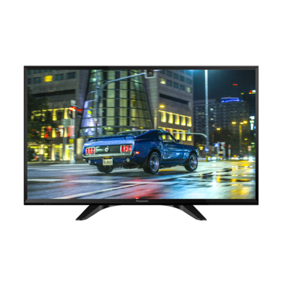 Panasonic TH-32G400H HD LED TV Manuals