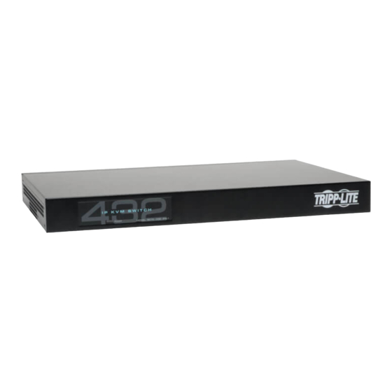 Tripp Lite NetCommander B072-016-IP4 Manuals