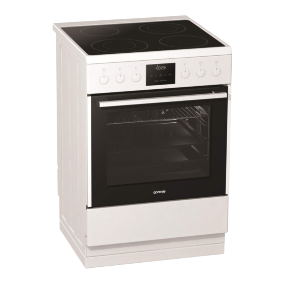 Gorenje EC637E14WX Detailed Instructions