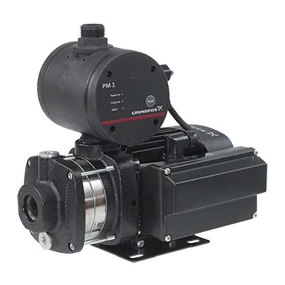 Grundfos CMB Booster PM1 Supplement To Quick Manual