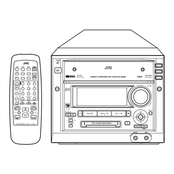 JVC CA-MXS6MDR Instructions Manual