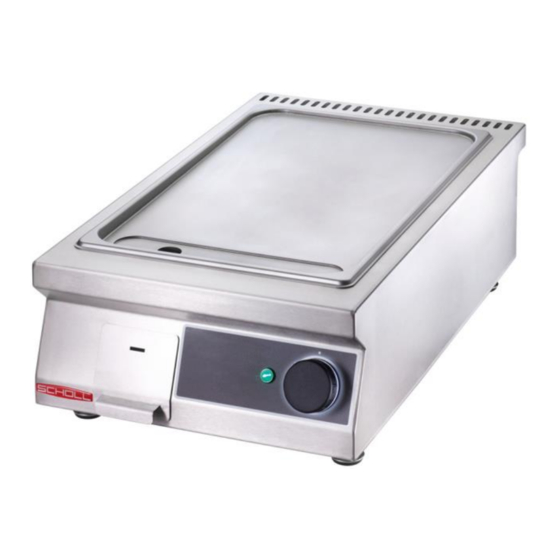 User Manuals: Scholl SH/GR 6000-ML Grill