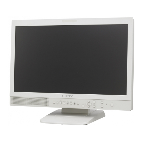 Sony LMD-2110MD Manual