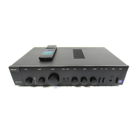 Arcam DELTA 290 Handbook