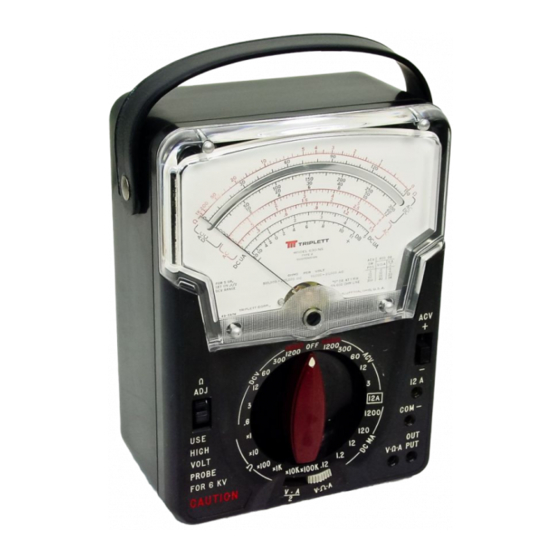 Triplett 630-NS Maintenance Manual