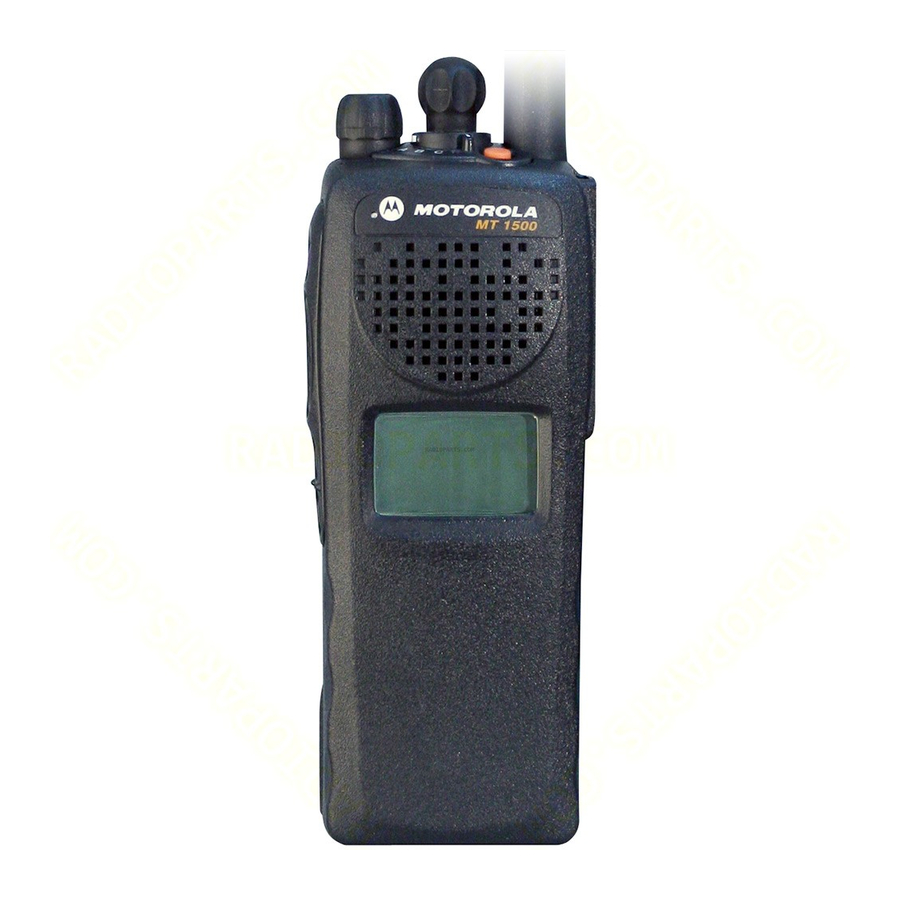 Motorola MT 1500 User Manual