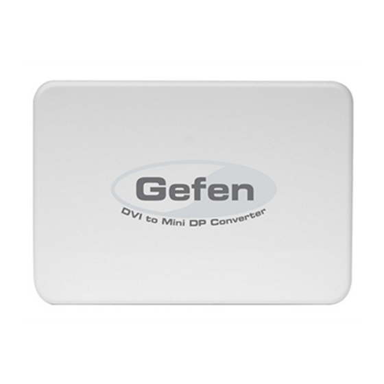 Gefen EXT-DVI-2-MDP User Manual