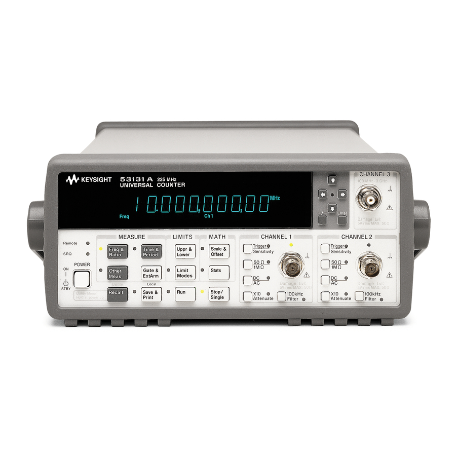 HP 53131A/132A 225 MHz Manuals