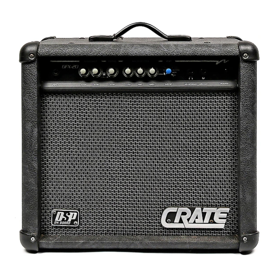 Crate GFX-20 Owner's Manual