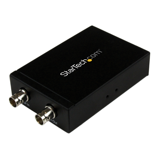 StarTech.com SDI2HD Instruction Manual
