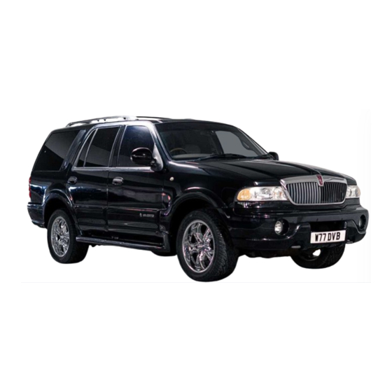 Lincoln 1999 Navigator Manuals