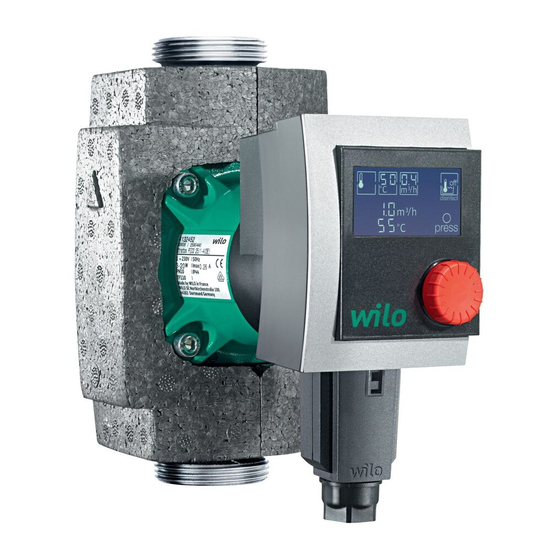 Wilo Stratos PICO-Z Installation And Operating Manual
