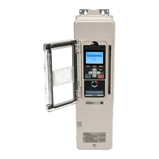 YASKAWA HV600 Series Installation & Primary Operation