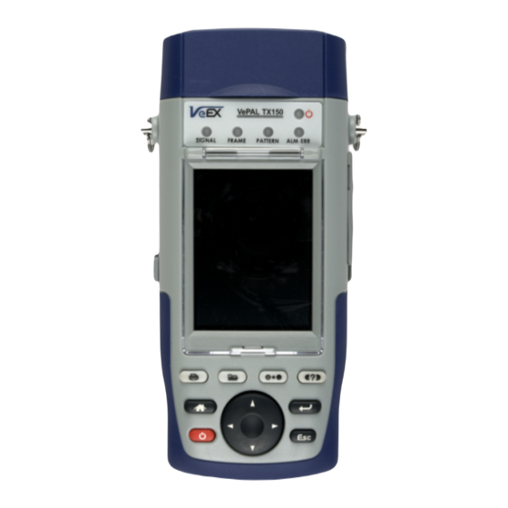 VeEX TX150 Manual