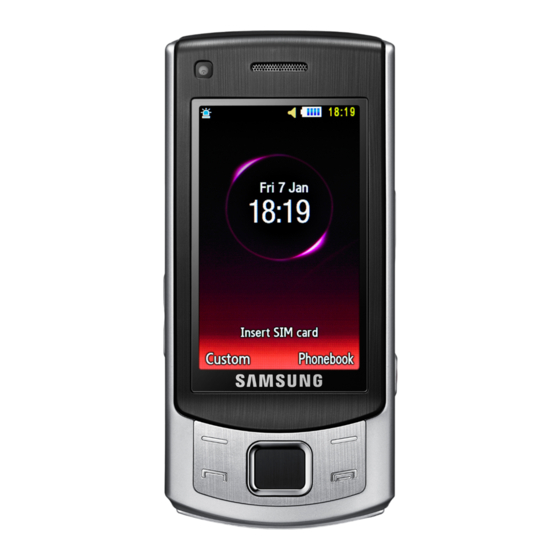 Samsung GT-S7350I User Manual