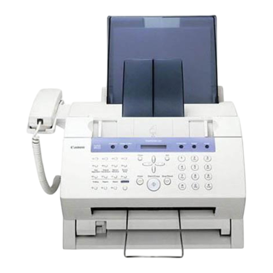 Canon FAXPHONE L80 Basic Manual