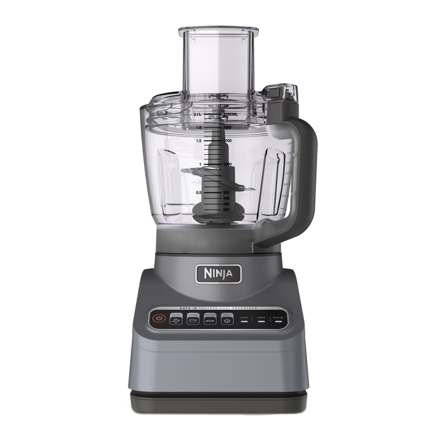 Ninja PROFESSIONAL FOOD PROCESSOR WITH AUTO-IQ Quick Assembly