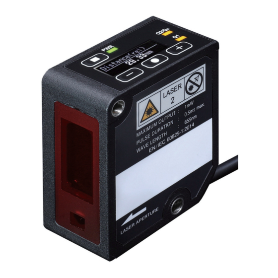 OPTEX FA Fastus CD2H Series User Manual