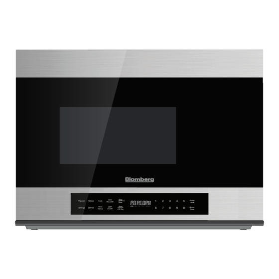 Blomberg BOTR24100SS User Manual