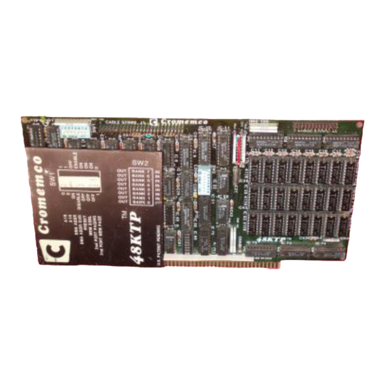 Cromemco 48KTP Instruction Manual