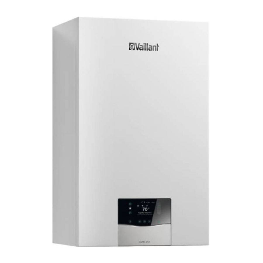 Vaillant ecoTEC plus VU / VUW, ecoFIT pure VU / VUW Manual