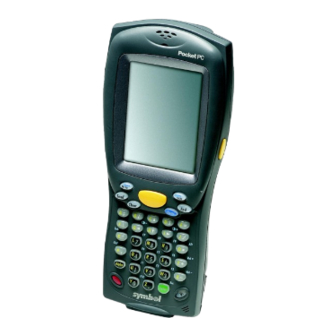 Symbol PDT 8100 Series Quick Reference Manual