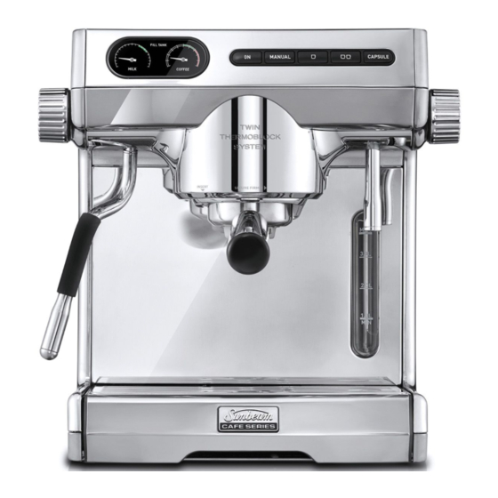 Sunbeam Cafe Series EM7100 Instruction/Recipe Booklet