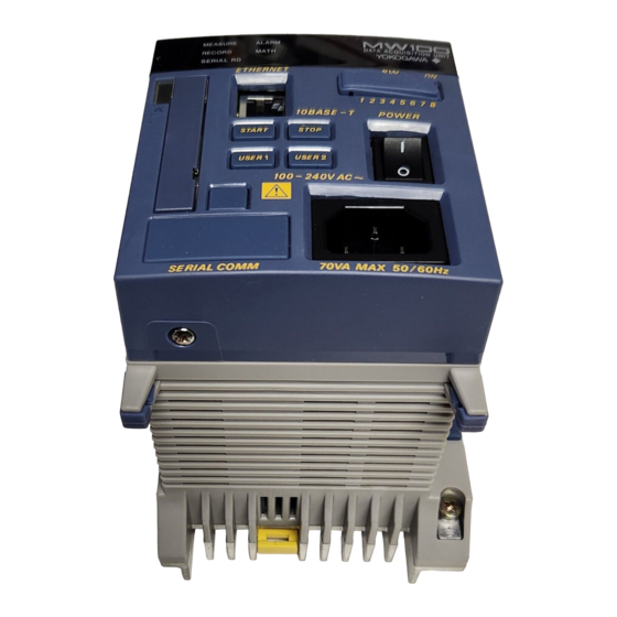 YOKOGAWA MW100 User Manual