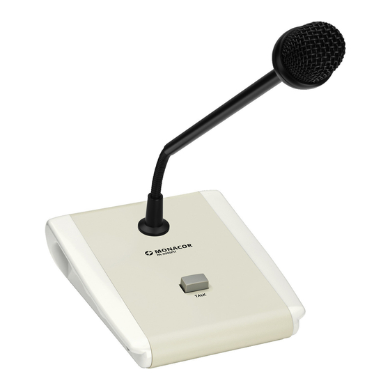 Monacor PA-5000PTT Manual