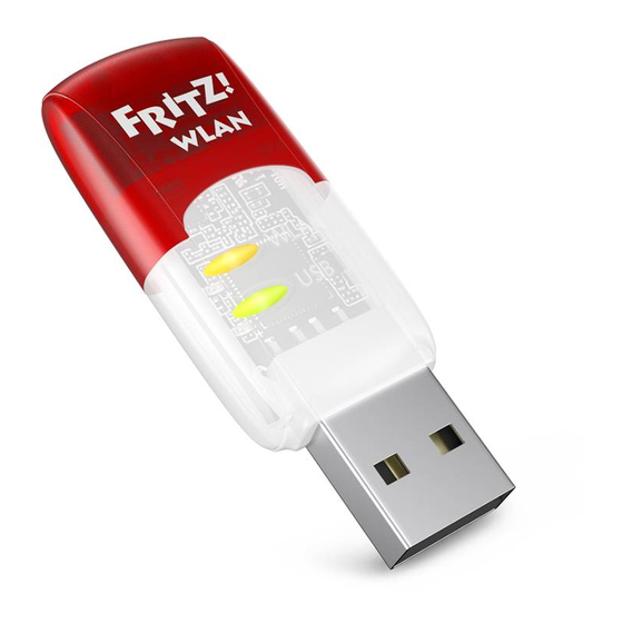Fritz! WLAN USB Stick Installation, Configuration And Operation