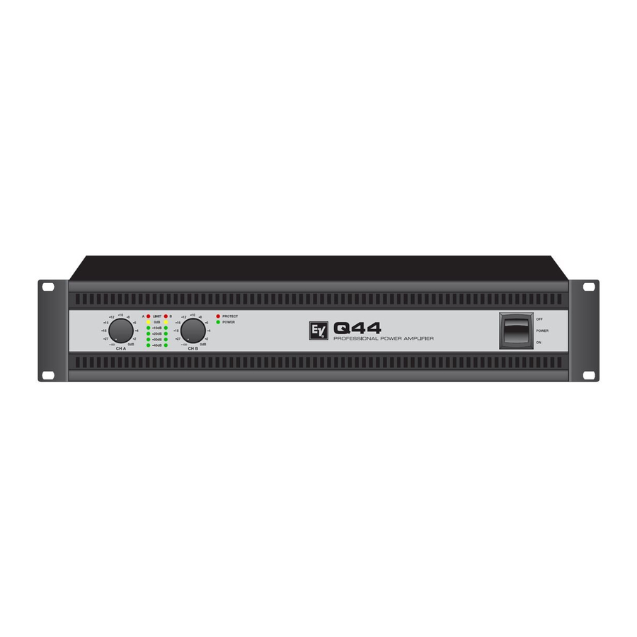 Electro-Voice Q1212 Engineering Data Sheet