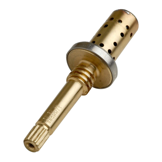 Symmons TA-10 Quick Start Manual