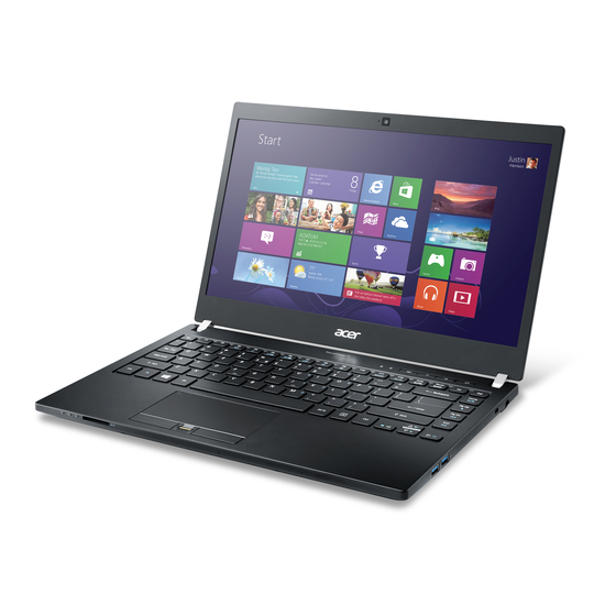 Acer TravelMate P645-S Business Laptop Manuals