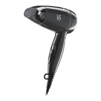 VS Sassoon MINI PRO DRYER Instruction Booklet