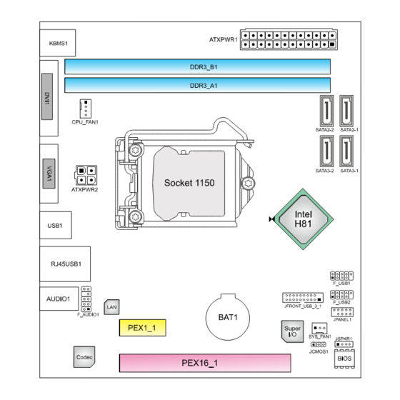 Biostar H81MDV5 Setup Manual