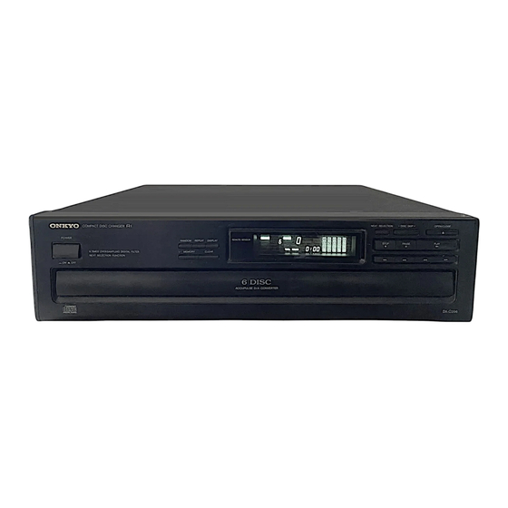 Onkyo DX-C206 Instruction Manual