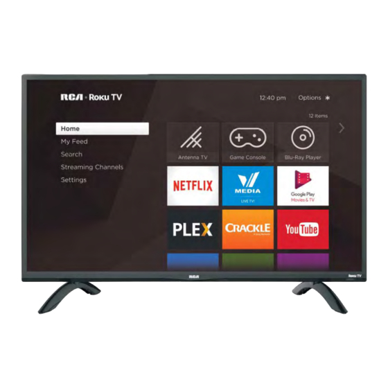 RCA RTR3260-US HD LED TV Manuals