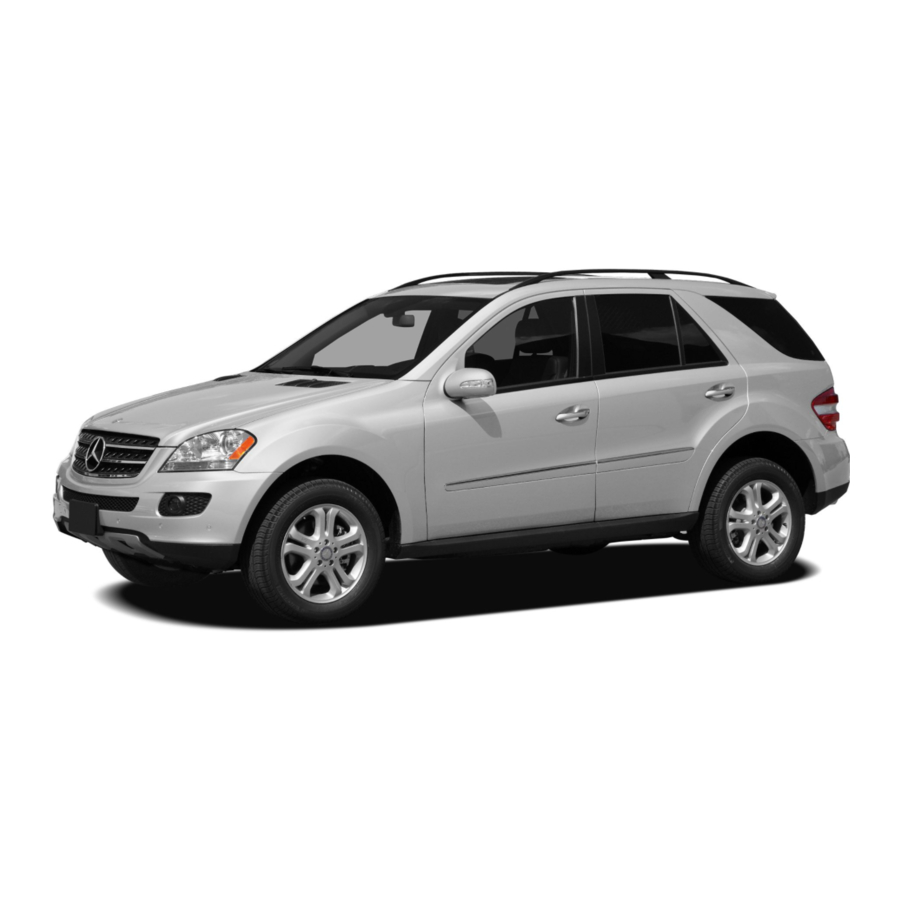 Mercedes-Benz 2008 ML 320 CDI Operator's Manual