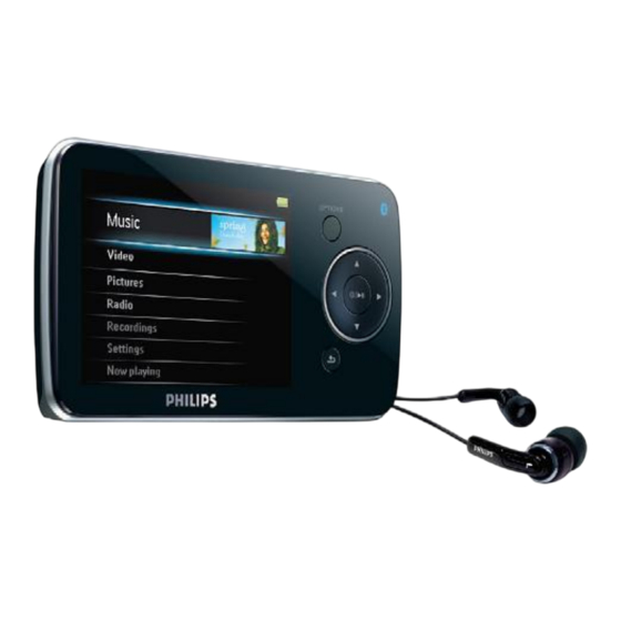 Philips GoGear SA 5200 User Manual