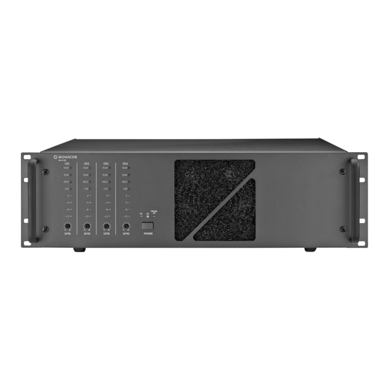 Monacor PA-4120 Instruction Manual
