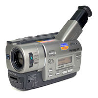Sony Handycam CCD-TR918E Operating Instructions Manual