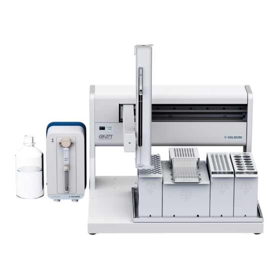Gilson GX-27X Series Setup Instructions