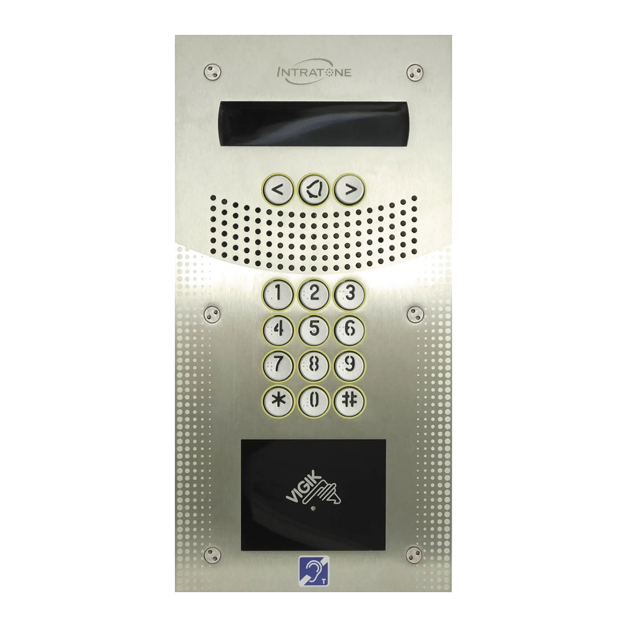 Intratone 02-0182 Manual
