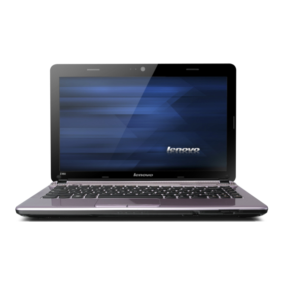 Lenovo IdeaPad Z360 Hardware Maintenance Manual