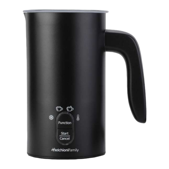 Melchioni MILKY User Manual